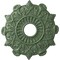 Ekena Millwork Preston Ceiling Medallion (Fits Canopies up to 4"), 17 1/2"OD x 4"ID x 1"P, Athenian Green CM17PRAGF - alternate 1